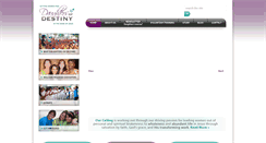 Desktop Screenshot of daughtersofdestiny.org